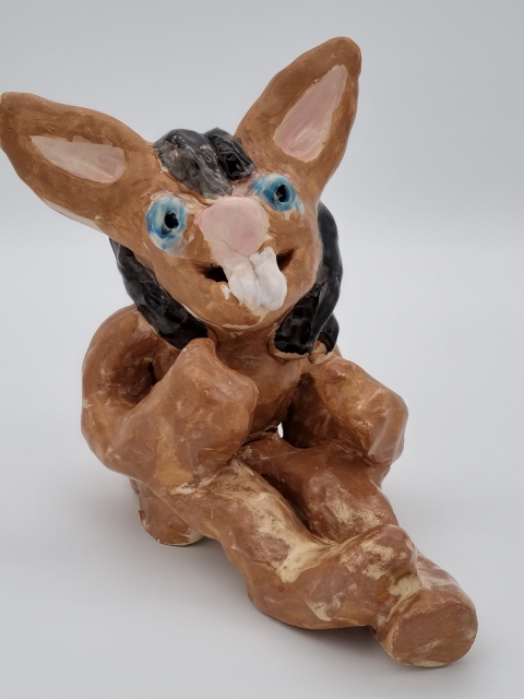 Keramik Osterhase © Jugend am Werk