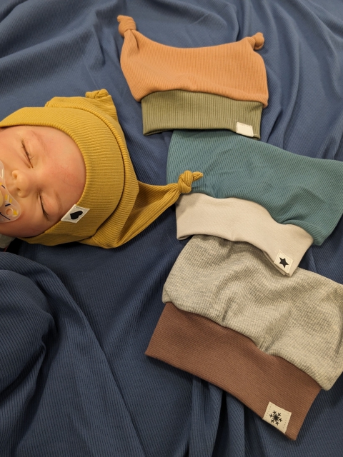 Knotenmütze Babys