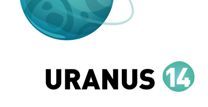 Logo der Arbeitsgruppe Uranus 14 © Alice Gutlederer, design:ag
