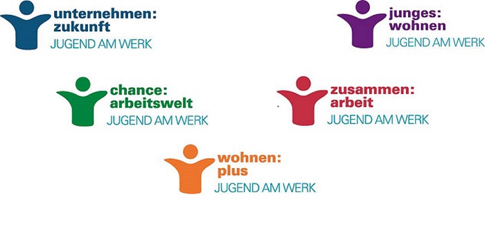 Logos von Jugend am Werk © Jugend am Werk