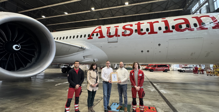 Auszeichnung Partnerbetrieb 2025, Austrian Airlines © Jugend am Werk