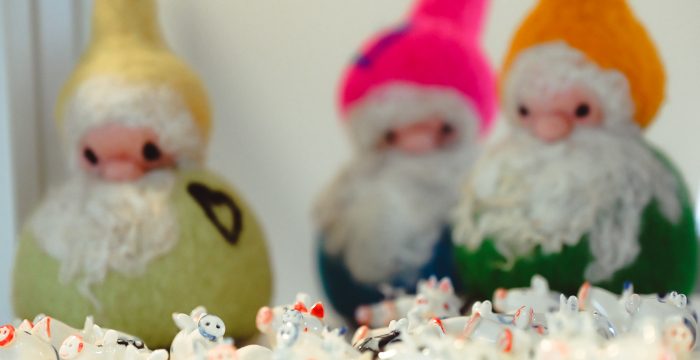 Foto von Neujahrs-Glücksschweinen © Jugend am Werk