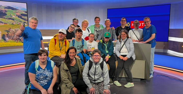 Innermanzing zu Besuch im ORF NÖ © Jugend am Werk