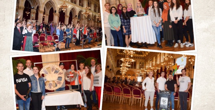 Die Preisträgerinnen und Preisträger von Jugend am Werk beim Jugend-Friedenspreis © Jugend am Werk