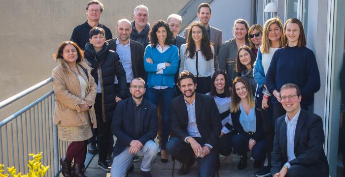 Gruppenfoto vom Partnerschaftstreffen in Wien, Februar 2019 © Jugend am Werk