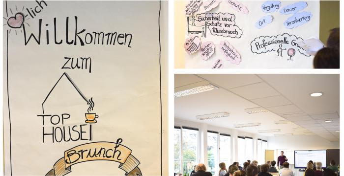 Fotos vom Brunch des Projekts Tophouse © Jugend am Werk