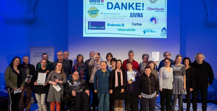 Gruppenfoto von der Preisverleihung © Daniel Schaler