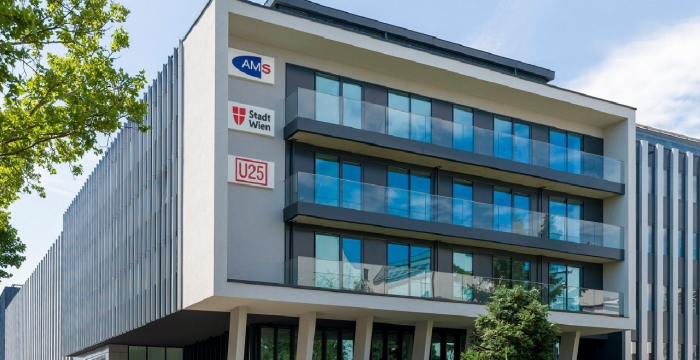 Außenansicht AMS U25 Gebäude © AMS Wien