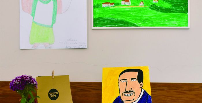 Ausstellung im Galeriecafe im Sommer 2025 © Jugend am Werk