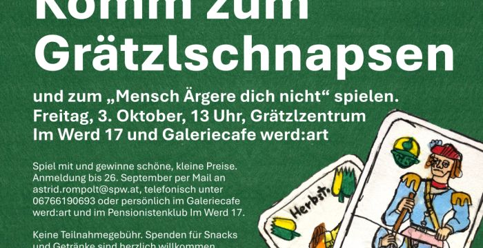 Grätzlschnapsen © Jugend am Werk