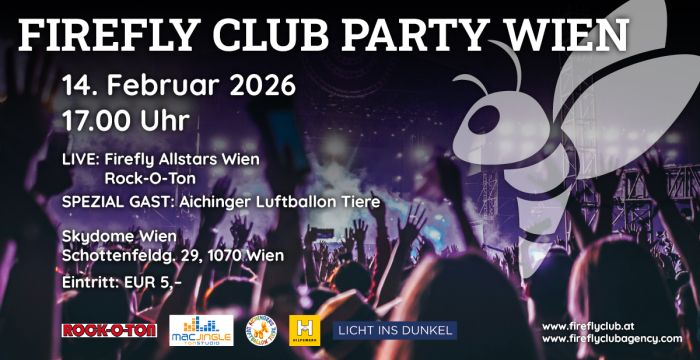 Einladung zur Firefly Club Party in Wien © Verein Firefly Club