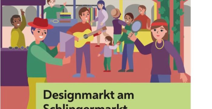 Einladung zum Designmarkt am Schlingermarkt © Marktamt MA59