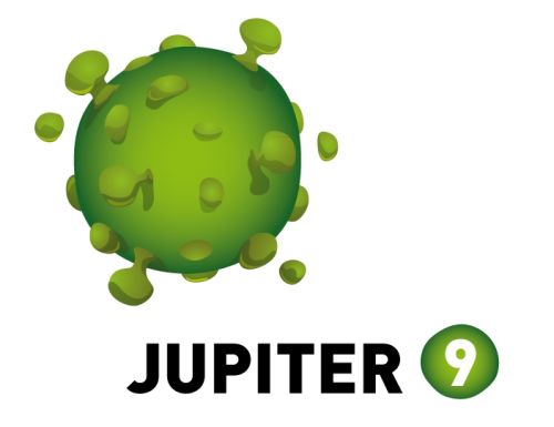 Logo der Arbeitsgruppe Jupiter 9 © Alice Gutlederer, design:ag