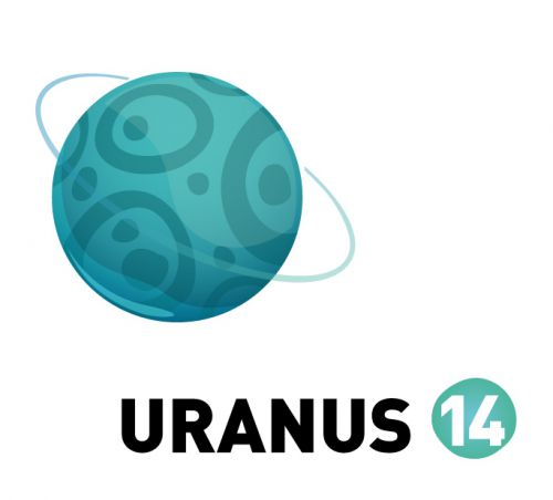 Logo der Arbeitsgruppe Uranus 14 © Alice Gutlederer, design:ag
