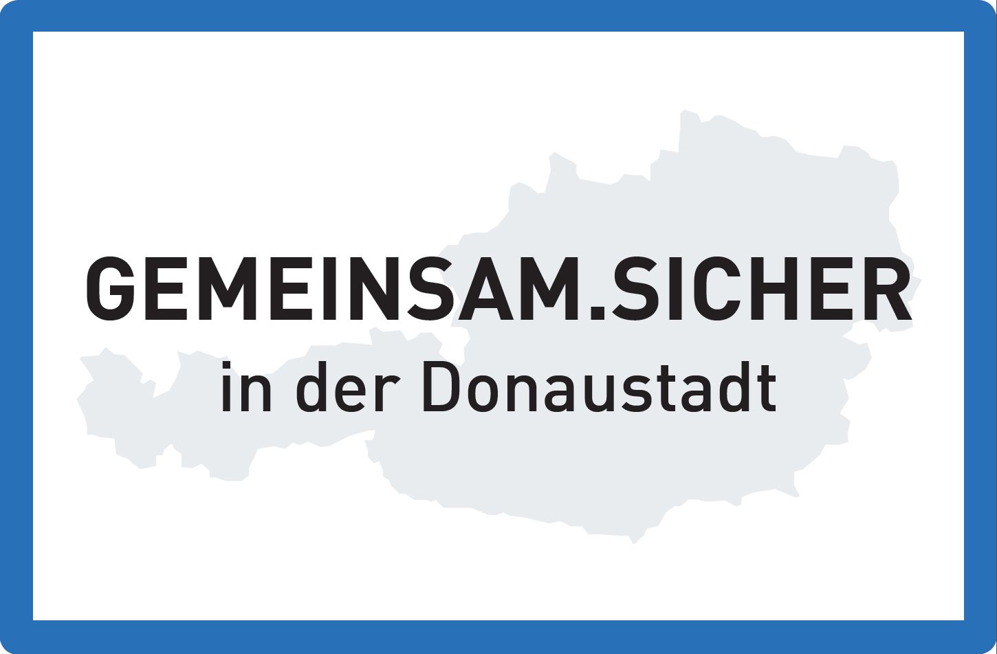 Logo der Initiative Gemeinsam.Sicher Donaustadt © Polizei Wien