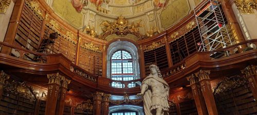 Blick in den Prunksaal Nationalbibliothek © Jugend am Werk