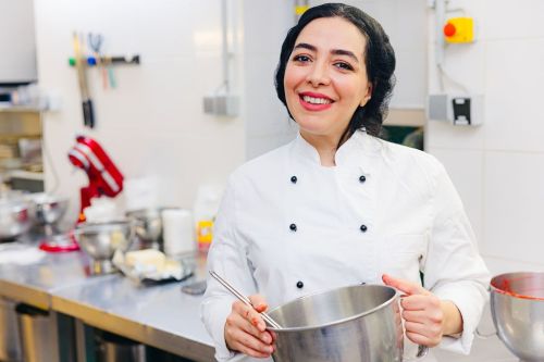 Teilnehmerin Konditorin in der Backstube © Valerie Marie Voithofer