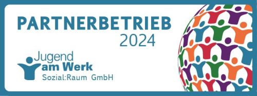 Auszeichnung Partnerbetrieb 2024 der Jugend am Werk Sozial:Raum GmbH © Schorsch Feierfeil/ https://www.schorschfeierfeil.com/