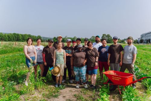 Gruppenfoto Ehrenamtswoche Tagesstruktur Jedlesee © Valerie Marie Voithofer