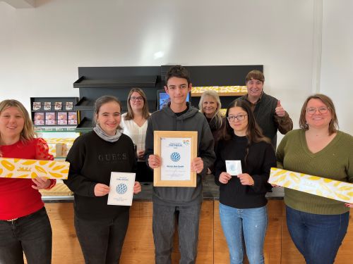 Gruppenbild Auszeichnung Partnerbetrieb 2025, Ströck Brot GmbH © Jugend am Werk