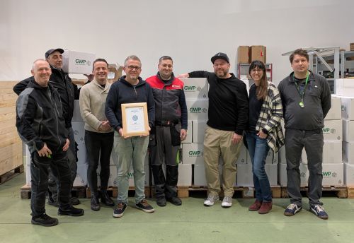 Gruppenbild Auszeichnung Partnerbetrieb 2025, Greenwood Power GmbH © Jugend am Werk