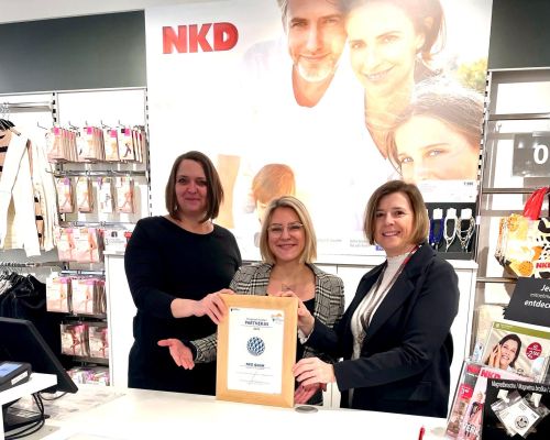 Auszeichnung Partnerbetrieb 2025, NKD, Filiale Schwechat © Jugend am Werk