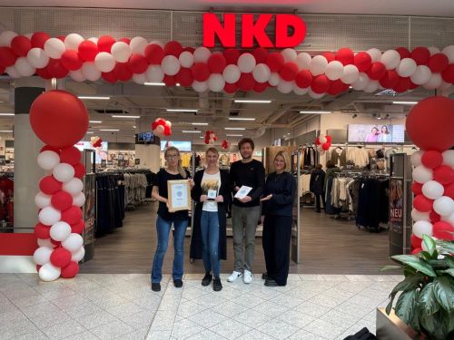 Auszeichnung Partnerbetrieb 2025, NKD-Filiale Simmeringer Hauptstraße © Jugend am Werk