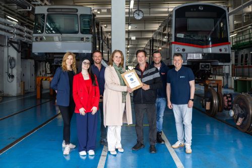 Übergabe Urkunde Partnerbetriebe 2025 - Wiener Linien © Jugend am Werk