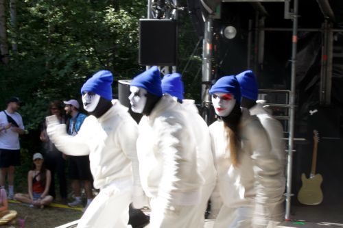Blick von der Seite auf den Auftritt der Special Dance Crew © Michael Frank