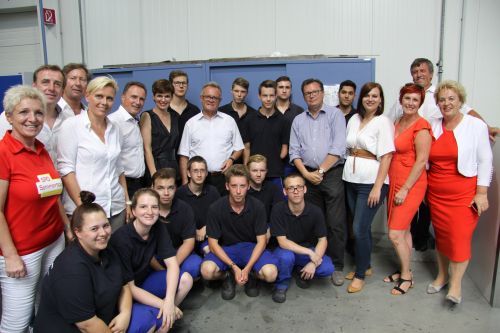 Gruppenbild mit Lehrlingen © SPÖ Burgenland