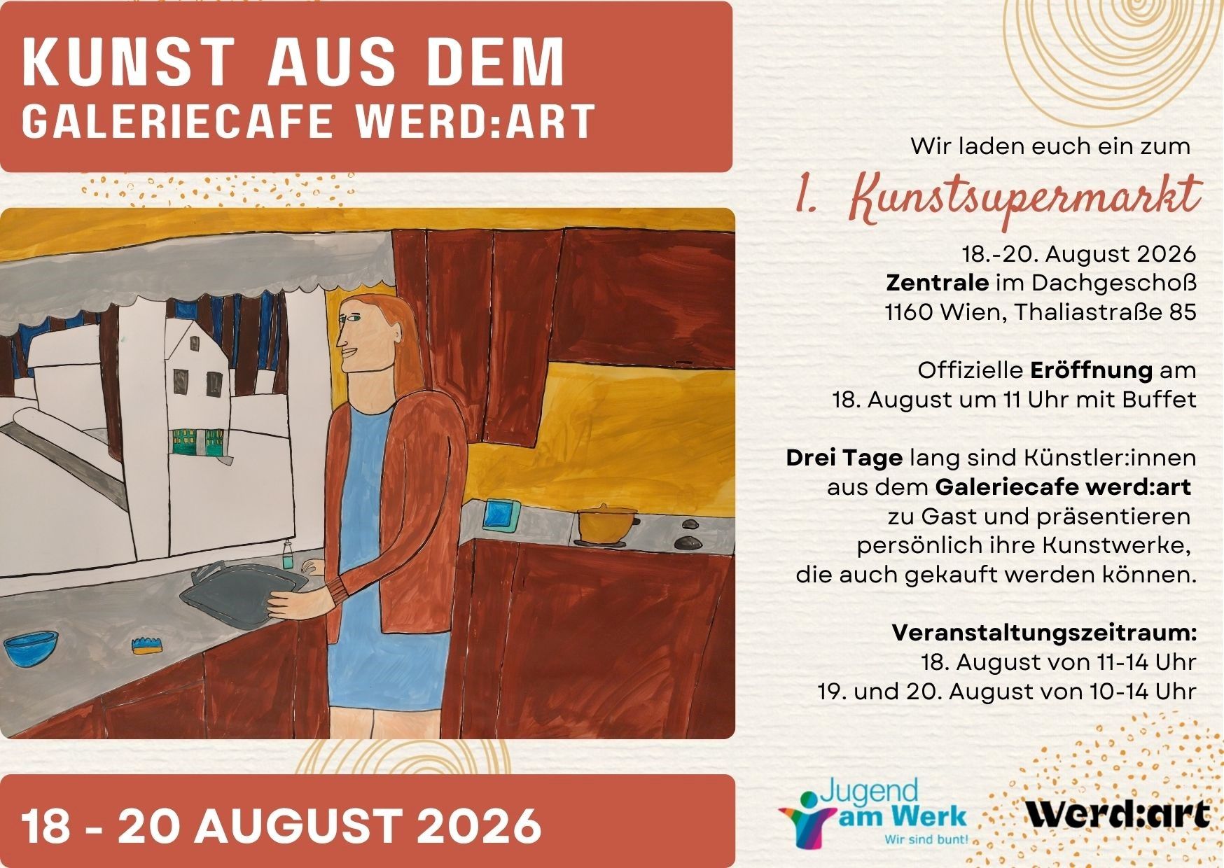1. Kunstsupermarkt © Jugend am Werk 1. Kunstsupermarkt © Jugend am Werk