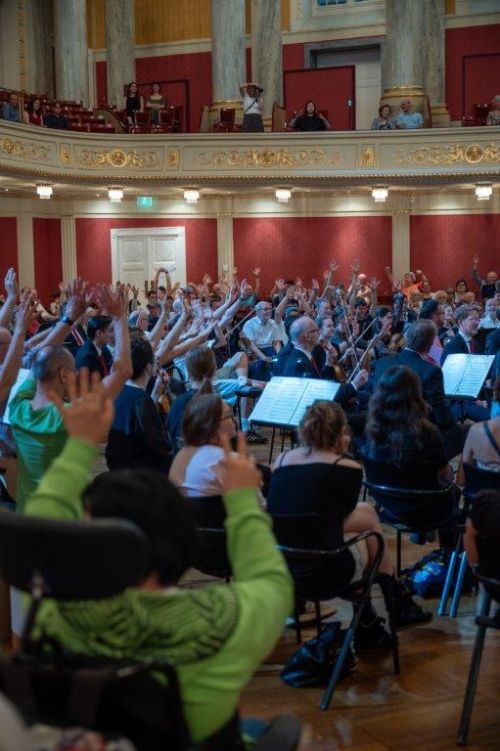 Besuch im Wiener Konzerthaus © Niesel-Reghenzani Besuch im Wiener Konzerthaus © Niesel-Reghenzani