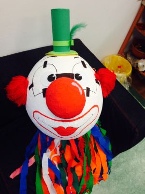 Pinata mit Clowngesicht © Jugend am Werk